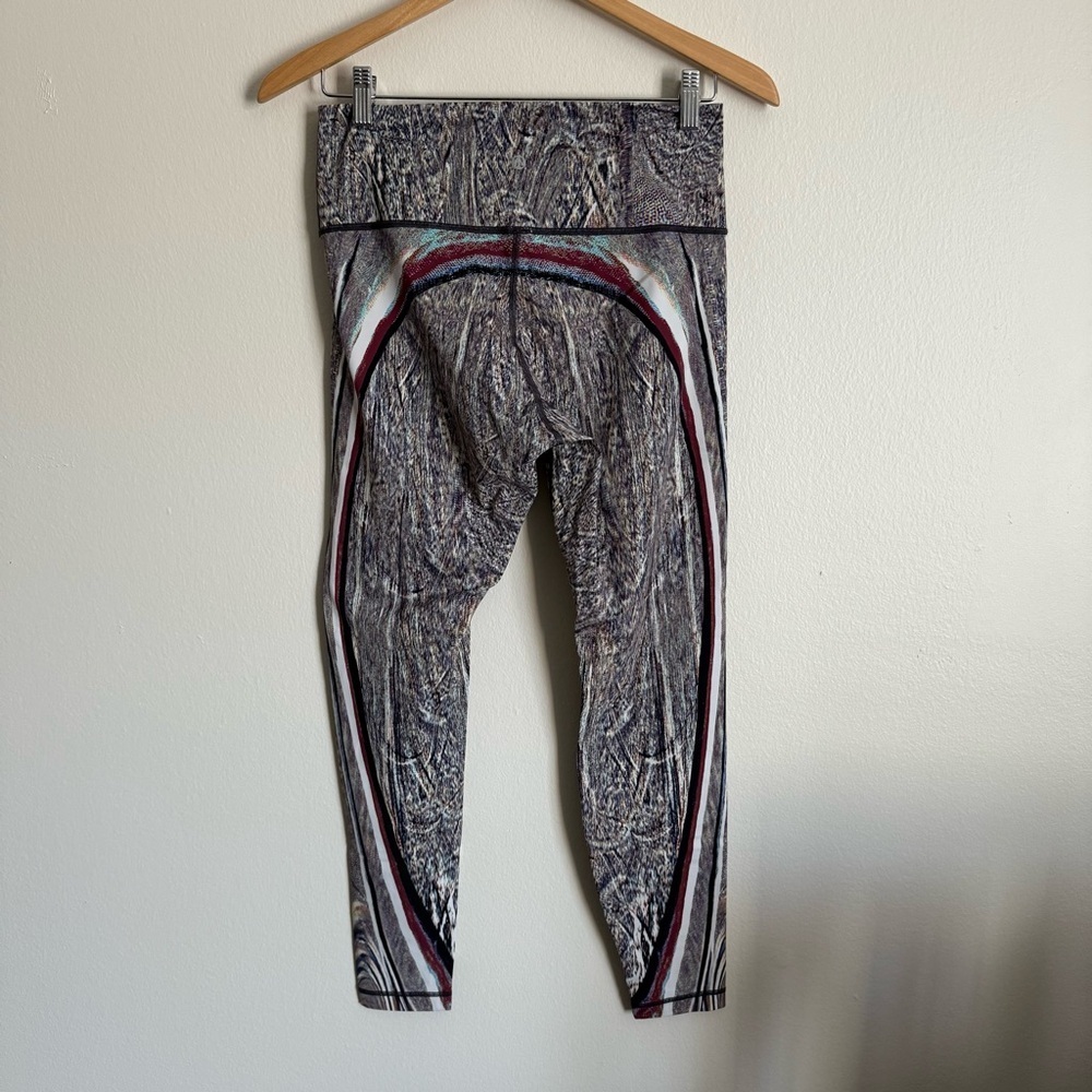 Lululemon Wunder Under Hi Rise Tight Polychromatic Wunder Under Pant Black 10 - Picture 5 of 8